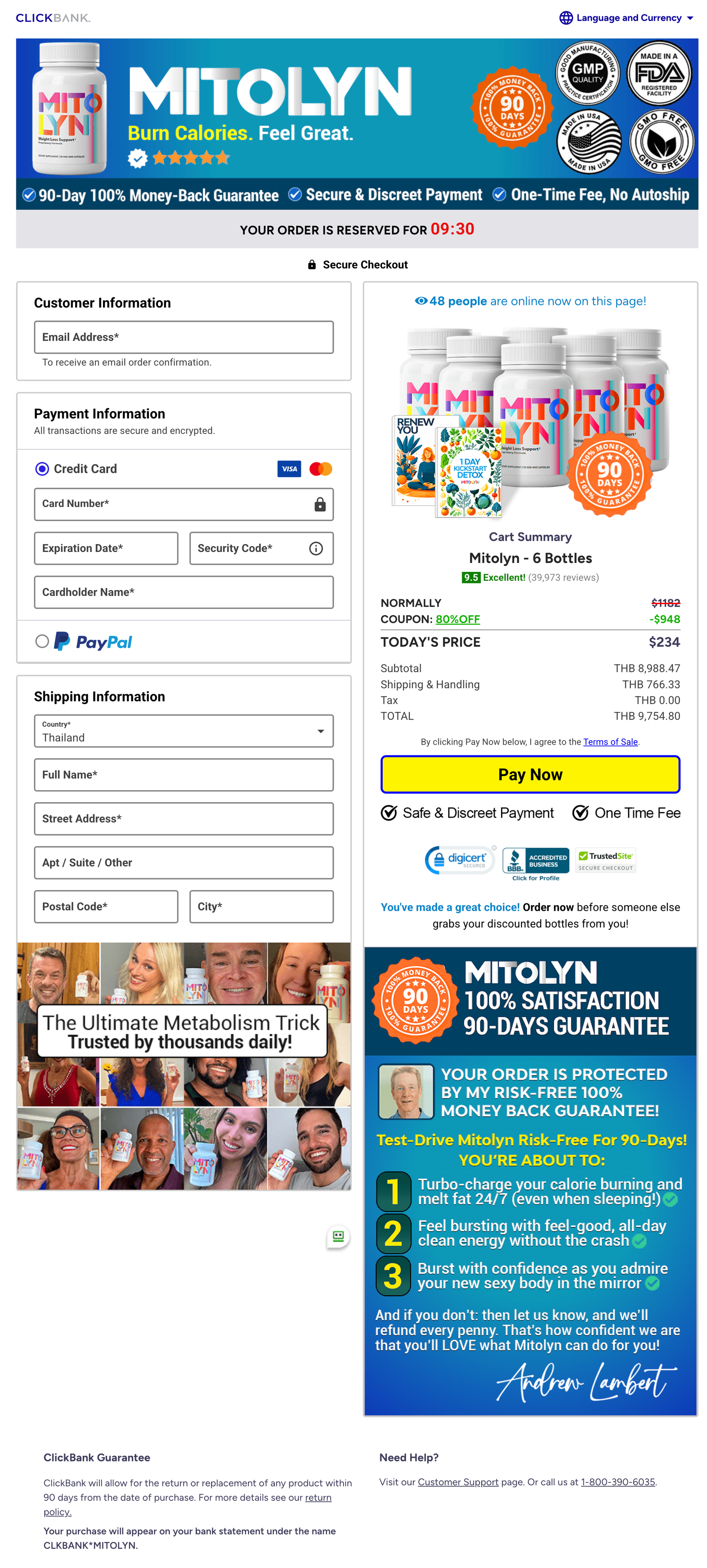 Mitolyn secure order page